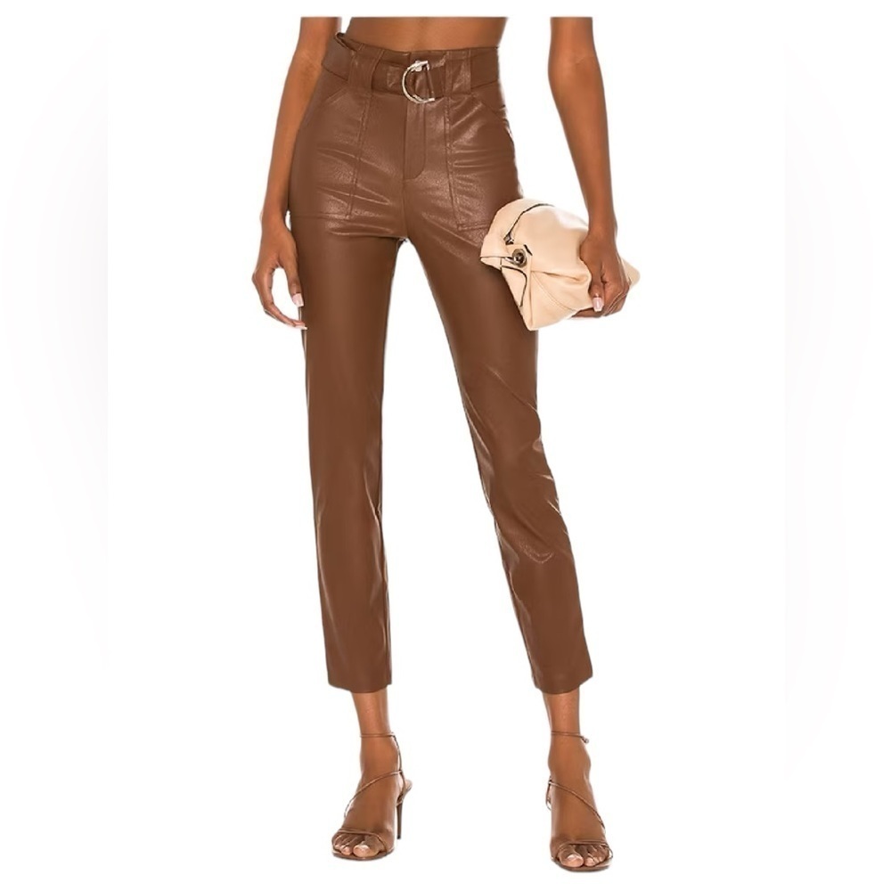 Revolve Superdown Medium Chanice Buckle Faux Leat… - image 1